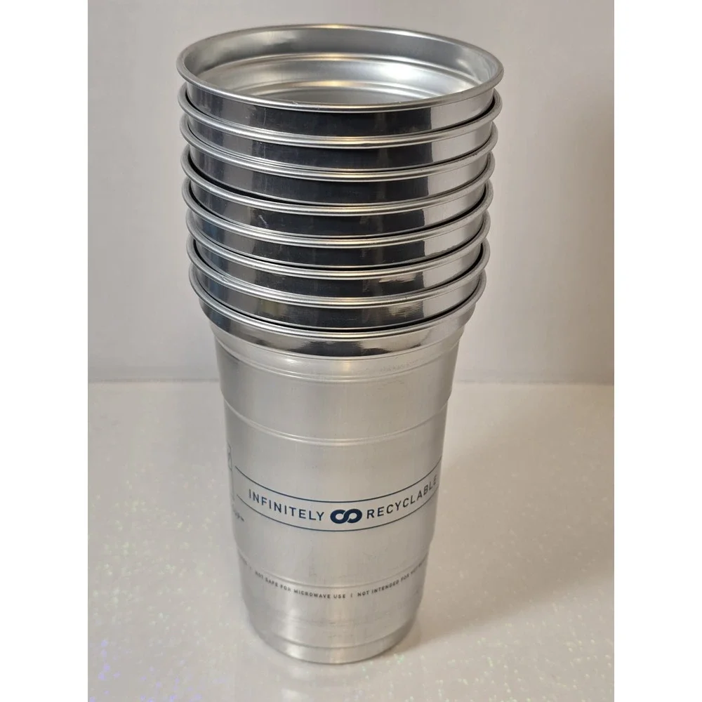 Recyclable Party Cups 20oz 8ct Packs Lot of 10 (2 Missing) Open Box‎ Unused